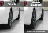 PERRIN 02-14 Subaru WRX / 2004 STI / 13-26 BRZ & Toyota GR86 30mm Wheel Spacers 5x100 56mm CB - Pair - PSP-WHL-031BK