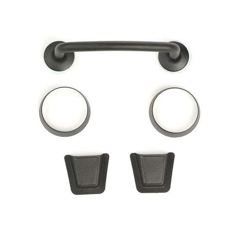 Rugged Ridge 13-18 Jeep Wrangler JK Black Windshield Tie Down Kit - 11201.06