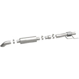 MagnaFlow Cat-Back, SS, 2.5/3in, Turn Down In Front Rear Tire 2015 Ford F150 2.7L V6T Ext Cab - 19056