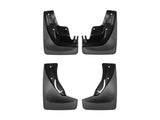 WeatherTech 2011 Jeep Grand Cherokee Laredo/Ltd/Trailhawk/Overland ONLY No Drill Mudflaps - Black - 110058-120058