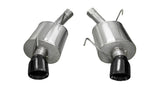 Corsa 2005-2010 Ford Mustang Shelby GT500 5.4L V8 Black Sport Axle-Back Exhaust - 14311BLK