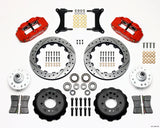 Wilwood Narrow Superlite 6R Front Hub Kit 12.88in Drill Red 79-87 GM G Body - 140-12298-DR