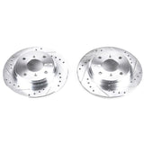 Power Stop 86-88 Acura Legend Rear Evolution Drilled & Slotted Rotors - Pair - JBR307XPR