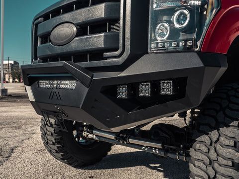 Road Armor 11-16 Ford F-250 SPARTAN Front Bumper - Tex Blk - 6112XF0B