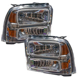 Oracle 05-07 Ford F-250/350 SMD HL - Chrome - ColorSHIFT w/ 2.0 Controller - 7160-333