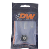 DeatschWerks 8AN ORB Male Plug Fitting with 1/8in NPT Gauge Port - Anodized Matte Black - 6-02-0731-B