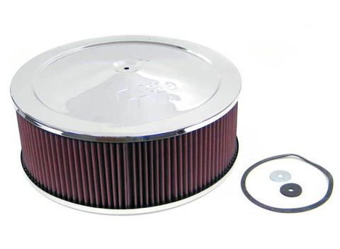 K&N 5-1/8in / 14in X 5.12in H / 7/8in Drop Base Air Cleaner Assembly - 60-1450