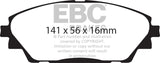 EBC 14+ Mazda 3 2.0 (Japan Build) Greenstuff Front Brake Pads - DP22185
