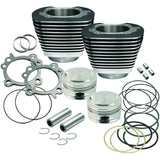 S&S Cycle 99-06 BT Replacement 3-7/8in Bore Cylinder & Piston Kit For S&S 95in Big Bore Kits- Wblack - 910-0204