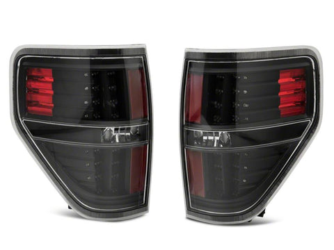 Raxiom 09-14 Ford F-150 Styleside LED Tail Lights- Blk Housing (Clear Lens) - T542842