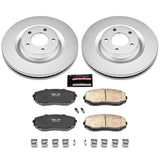 Power Stop 07-15 Ford Edge Front Z17 Evolution Geomet Coated Brake Kit - CRK3057