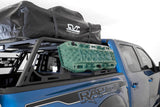 Addictive Desert Designs 2015+ Ford F-150 Overlander Chase Rack w/ 3rd Brake Light - Hammer Black - C118822000103
