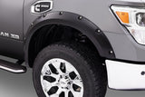 Bushwacker 04-15 Nissan Titan Pocket Style Flares 2pc - Black - 70013-02