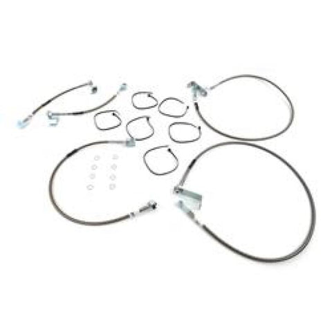 Russell Performance 05-06 Ford F-250/350 Super Duty 4WD with 6in Lift Brake Line Kit - 696510