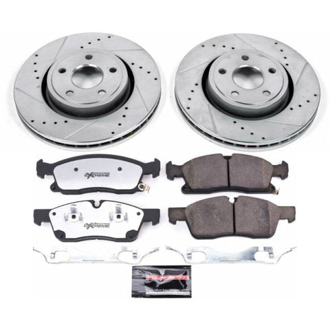 Power Stop 16-19 Jeep Grand Cherokee Front Z36 Truck & Tow Brake Kit - K7133-36