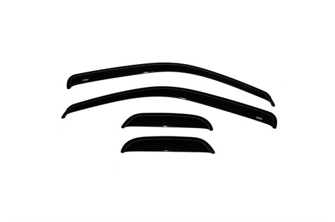 AVS 04-12 Chevy Colorado Ext. Cab Ventvisor Outside Mount Window Deflectors 4pc - Smoke - 94503
