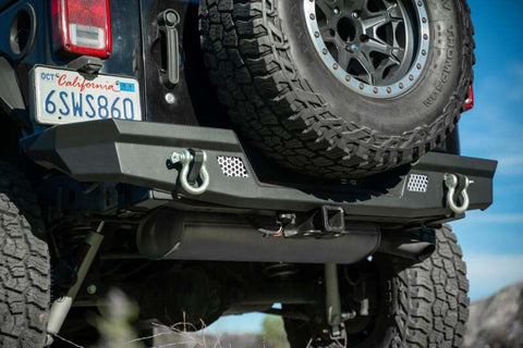 DV8 Offroad 07-18 Jeep Warngler JK Full-Width Rear Bumper - RBJK-13