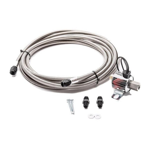 Snow Performance Braided SS Line Trunk Mount Upgrade (4AN SS Braided Line Systems) - SNO-40012-BRD