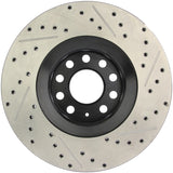 StopTech 05-06 Audi A4 Quattro/ 02-04 A6 Quattro / 99-02 S4 Front Right Slotted & Drilled Rotor - 127.33096R