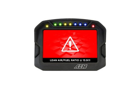 AEM CD-5LG Carbon Logging Digital Dash Display w/ Internal 10Hz GPS & Antenna - 30-5603