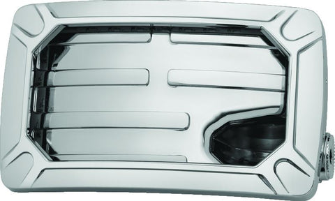 Kuryakyn Nova Curved Horizontal Mount Side License Plate Holder Chrome - 3192