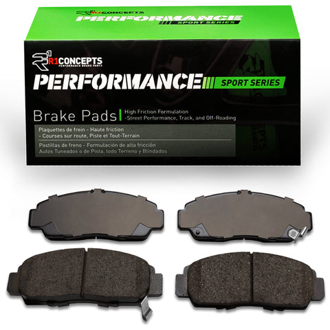 R1 99-14 Honda Accord Sedan Front Performance Sport Brake Pads - 2115-1506-00