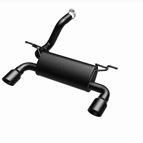 MagnaFlow 2018+ Jeep Wrangler 3.6L Dual Black Tip Axle-Back Exhaust - 19388