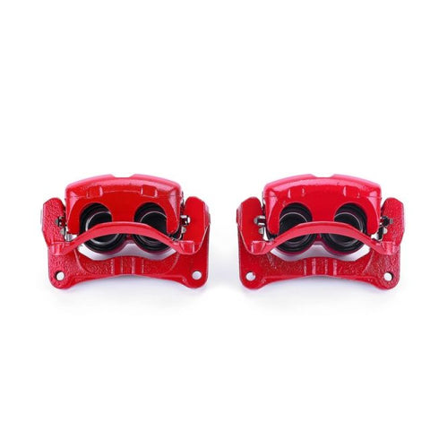 Power Stop 04-11 Mitsubishi Endeavor Front Red Calipers w/Brackets - Pair - S2920