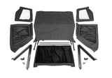 Rampage 1992-1995 Jeep Wrangler(YJ) Frameless Soft Top Kit - Black Diamond - 109435