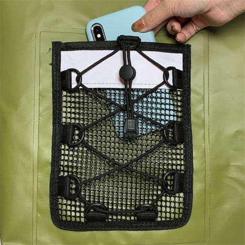 3D MAXpider Roll-Top Dry Bag Backpack - Army Green - 6117-AG
