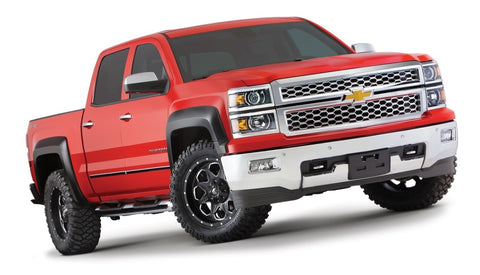 Bushwacker 14-16 Chevy Silverado 1500 Extend-A-Fender Style Flares 4pc - Black - 40963-02