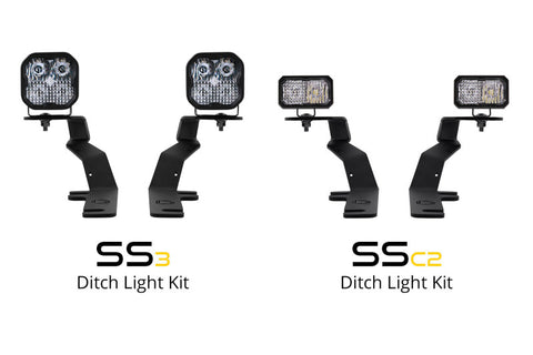 Diode Dynamics 15-20 Ford F-150/Raptor Sport SS3 LED Ditch Light Kit - White Combo - DD6567