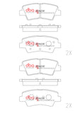 DBA 21-23 Hyundai Kona N-Line Rear RP Performance Brake Pads - DB2076RP