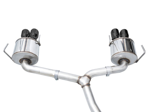 AWE Tuning 2022+ VB Subaru WRX Touring Edition Exhaust - Diamond Black Tips - 3015-43979