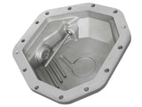 aFe Power Street Ser Rear Diff Cover Raw w/Mach Fin 2017 Ford Diesel Trucks V8-6.7L(td) Dana M275-14 - 46-70350