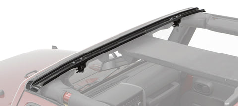 Bestop 07-18 Jeep Wrangler JK Windshield Channel (1-Piece No-Drill Header Design) - 51243-01