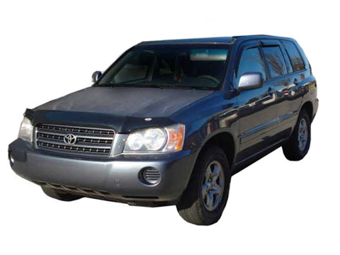 AVS 01-07 Toyota Highlander Ventvisor Outside Mount Window Deflectors 4pc - Smoke - 94357