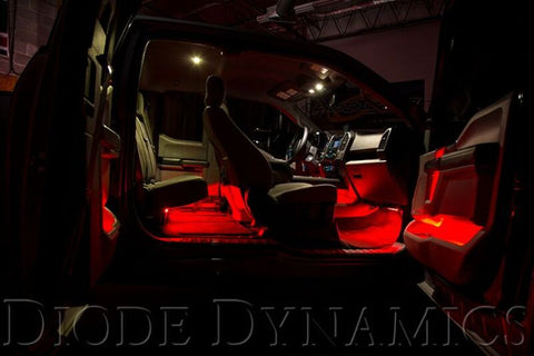 Diode Dynamics LED Footwell Kit - Red - DD0229