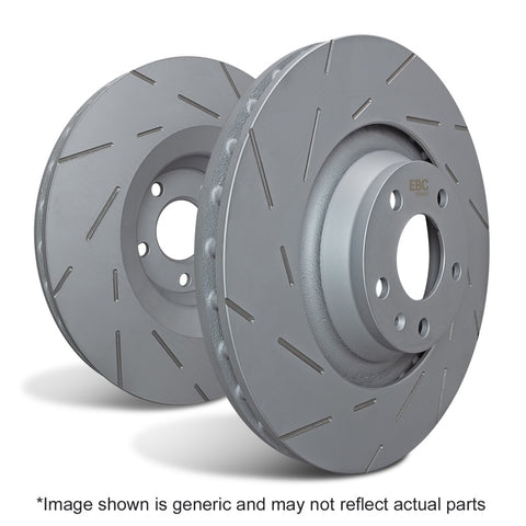 EBC 11+ Ford Focus 2.0 USR Slotted Rear Rotors - USR1832