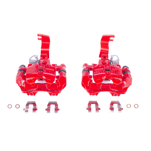 Power Stop 03-05 Buick Park Avenue Rear Red Calipers w/Brackets - Pair - S4718