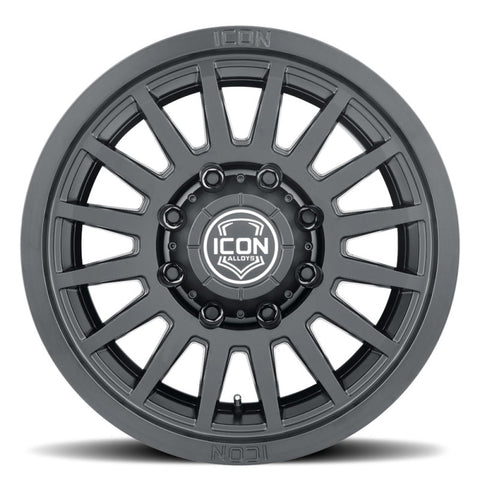ICON Recon SLX 18x9 8x6.5 BP 12mm Offset 5.5in BS 121.4mm Hub Bore Satin Black Wheel - 3618908055SB