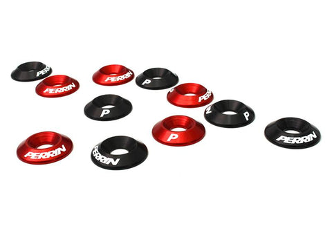 PERRIN 15-21 Subaru WRX Intercooler/Engine Cover Lock Down Washers - Black - PSP-ENG-166BK