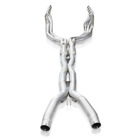 Stainless Works 2014-18 Corvette 6.2L Headers 2in Primaries w/ High-Flow Cats X-Pipe - C72CAT