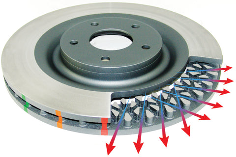 DBA 2004 Volkswagen Golf R32 Standard 4000 Series Rotor - DBA42808