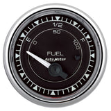 AutoMeter Chrono 2-1/16in 0E 0-90 Ohm Electric Fuel Level Gauge - Chrome - 9714