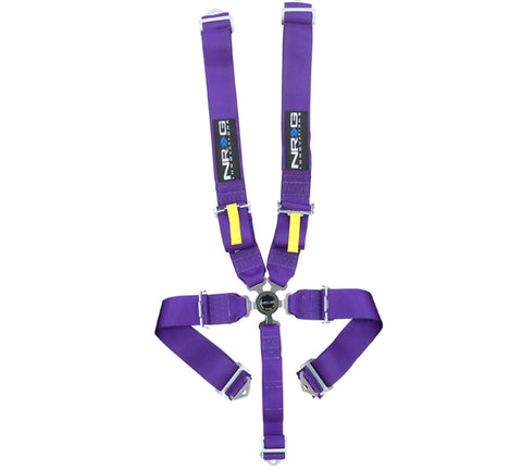 NRG SFI 16.1 5PT 3in. Seat Belt Harness / Cam Lock - Purple - SBH-RS5PCPP
