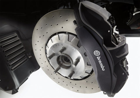 Ford Racing 15-21 Mustang GT/ 2.3L EcoBoost GT350R Brake Upgrade Kit - Black - M-2300-YBK