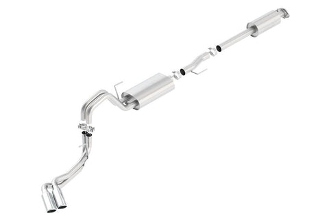 Borla 15-16 Ford F-150 3.5L EcoBoost Ext. Cab Std. Bed Catback Exhaust Touring Truck Side Exit - 140617
