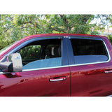 Westin 2019 RAM 1500 Crew Cab (Non Classic) Slim Wind Deflector 4pc - Smoke - 72-35432