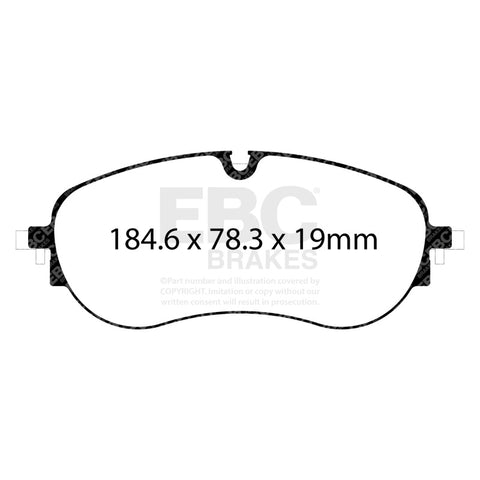 EBC 2021+ Audi Q4 e-Tron Electric Yellowstuff Front Brake Pads - DP42452R